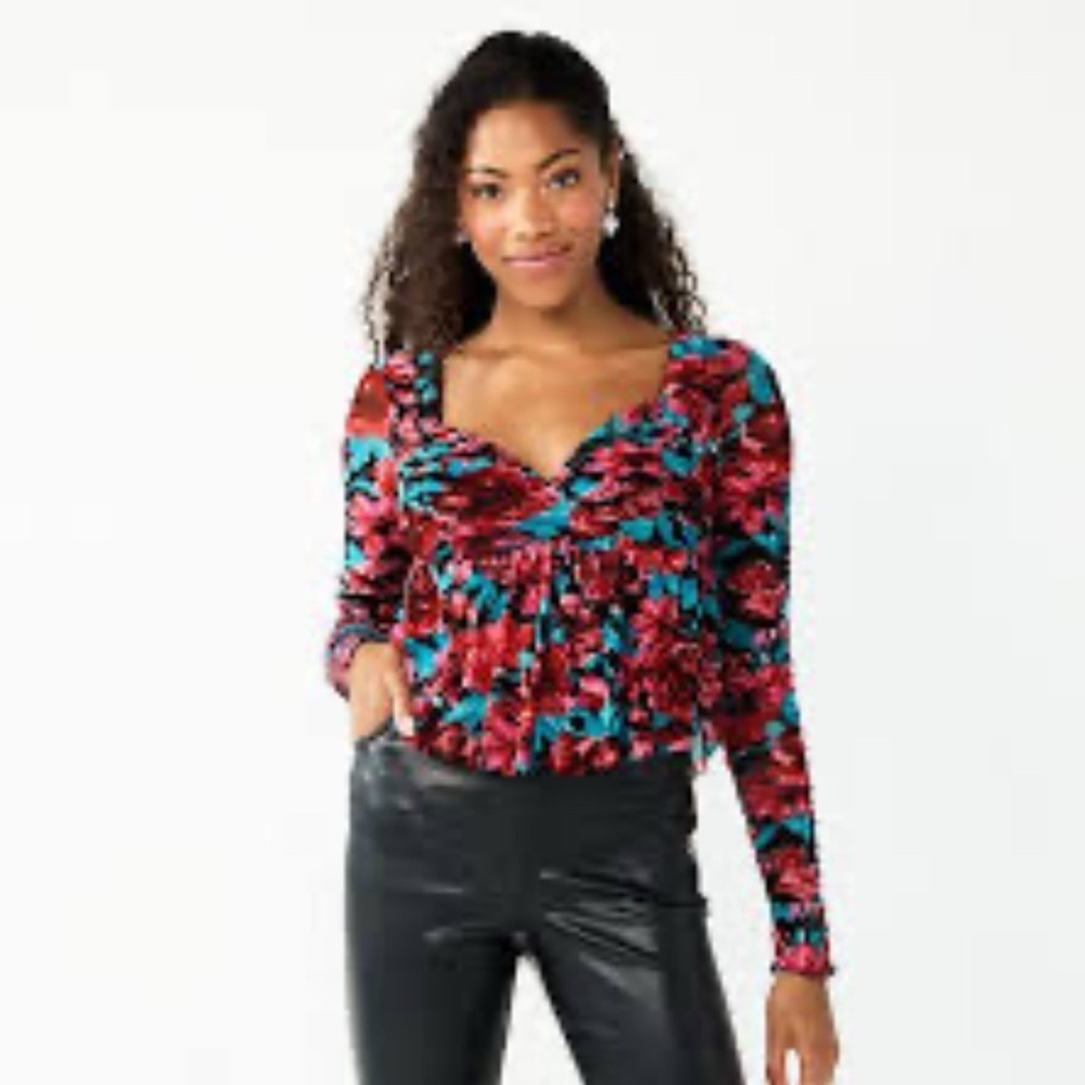 🌺SO GATHERED SLEEVES FLORAL BLOUSE